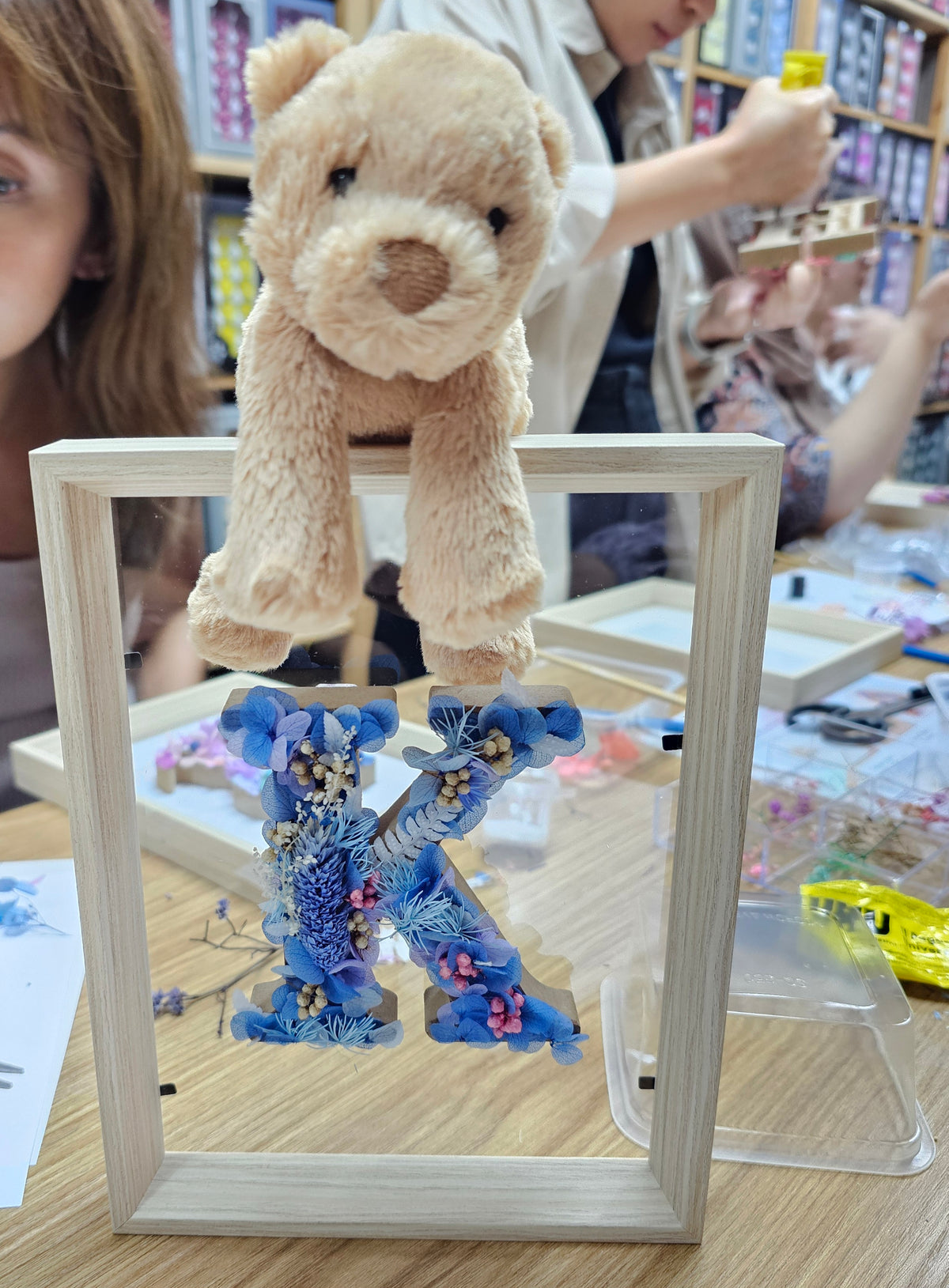 Floral Letter Frame Jamming Session