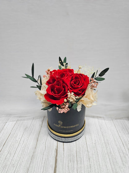 Petite Bloom Box - Red Roses