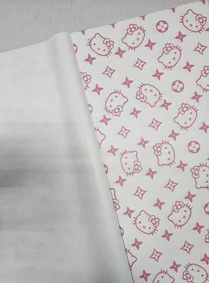 Luxury Brand Wrapping Paper (Hello Kitty x LV)