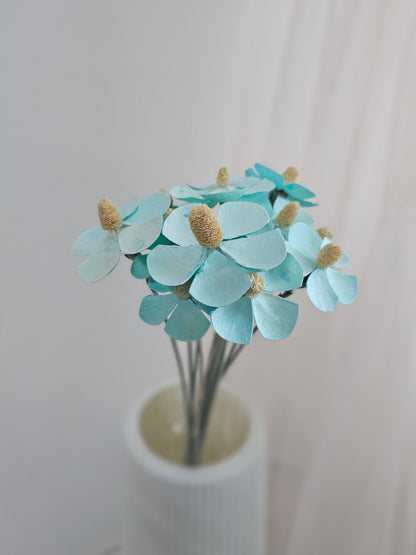 Handmade Gilly / Violet Wood Flower