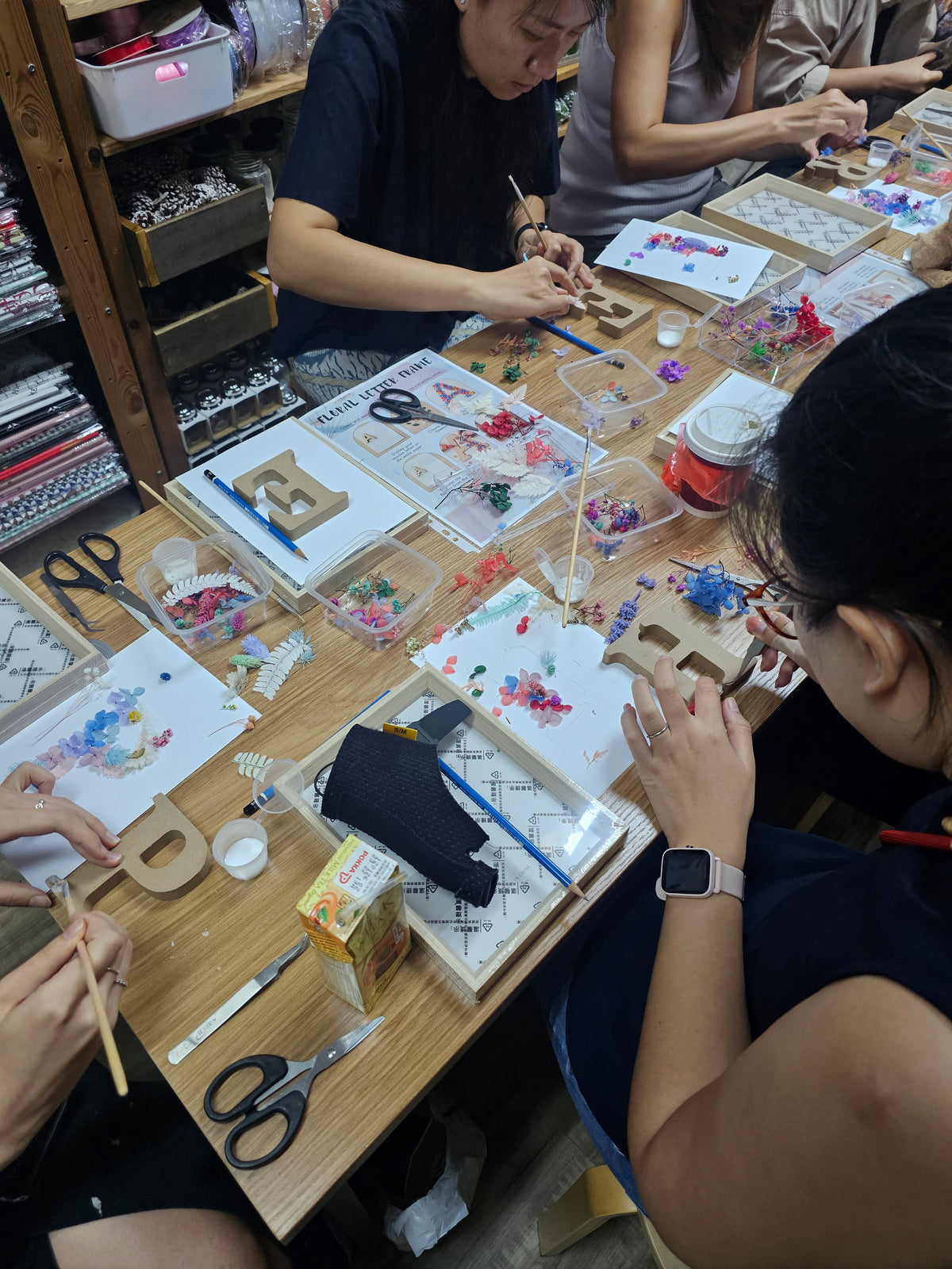 Floral Letter Frame Jamming Session
