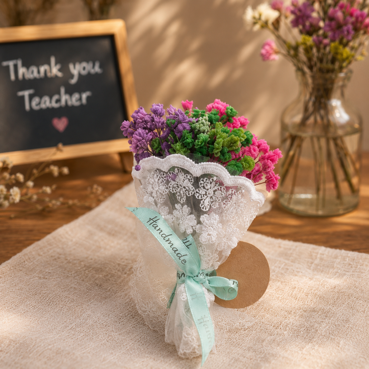 Mini Bouquet in Lace Wrapper