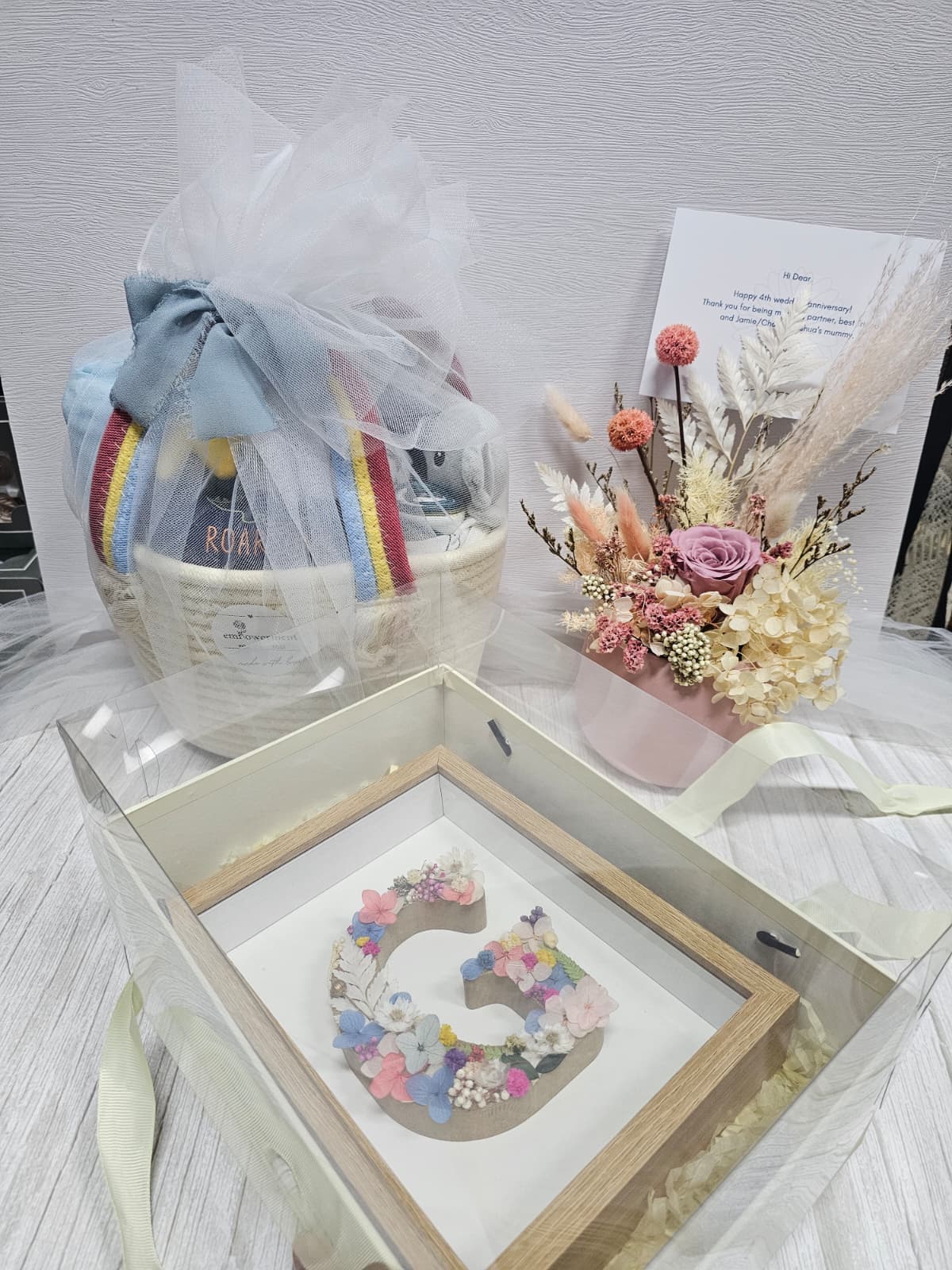 Floral Letter Frame