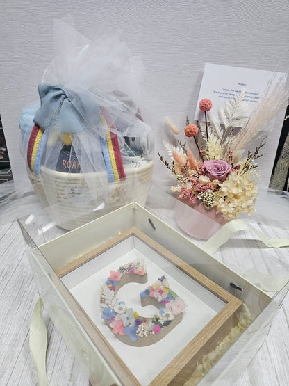 Floral Letter Frame