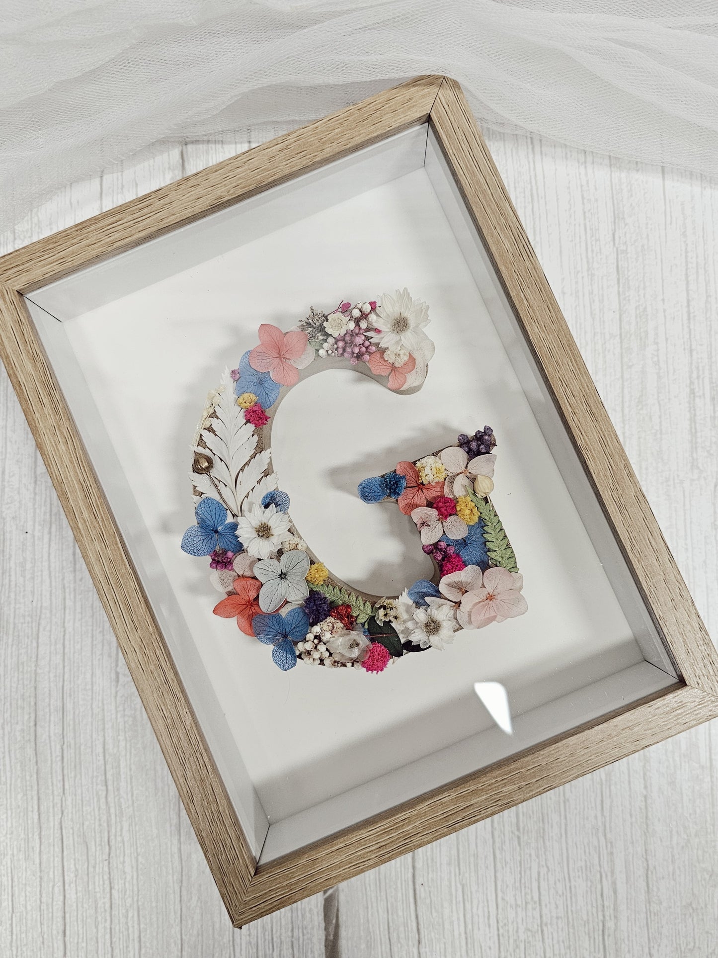 Floral Letter Frame