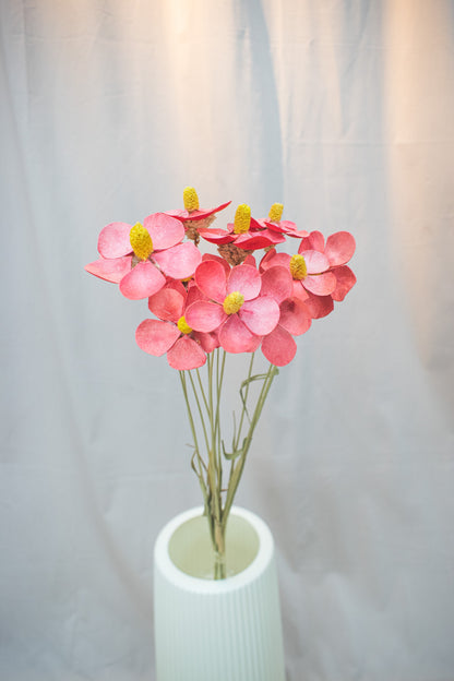 Handmade Gilly / Violet Wood Flower